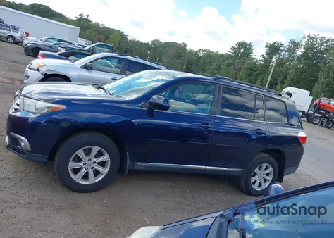 2012 Toyota Highlander Se V6 из США, поврежденный, VIN 5TDBK3EH0CS155460